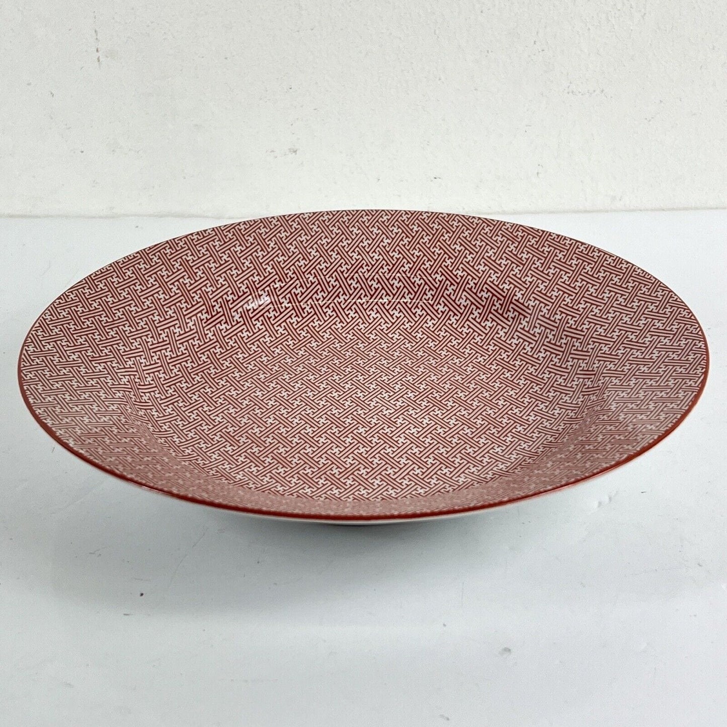 Set Servizio di piatti in porcellana Vintage Sayagata bianco Rosso Labirinto Categoria  Piatti e Piattini