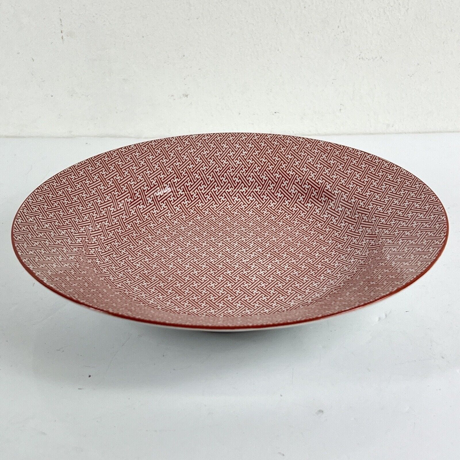 Set Servizio di piatti in porcellana Vintage Sayagata bianco Rosso Labirinto Categoria  Piatti e Piattini