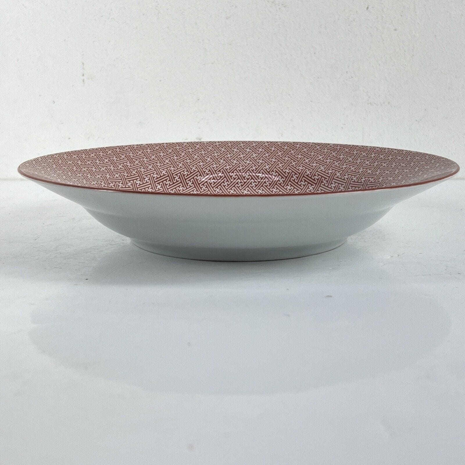 Set Servizio di piatti in porcellana Vintage Sayagata bianco Rosso Labirinto Categoria  Piatti e Piattini