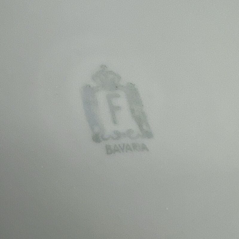 Set servizio di piatti piattini antichi in ceramica Bavaria Stazione ferroviaria Categoria  Piatti e Piattini