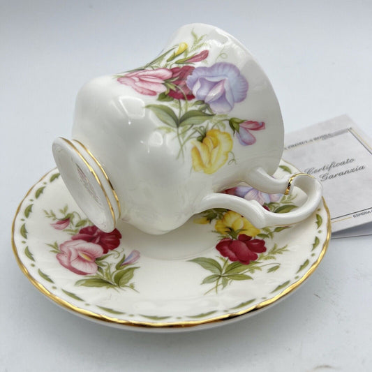 Set Tazza da caffè in porcellana Royal Albert mese tazzina inglese Aprile 1970 Categoria  Servizio tazze - Tazze