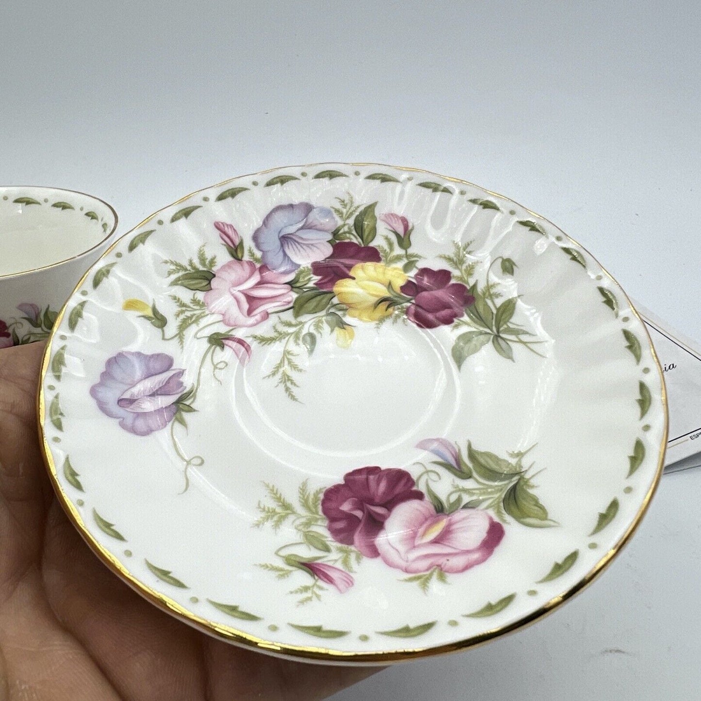 Set Tazza da caffè in porcellana Royal Albert mese tazzina inglese Aprile 1970 Categoria  Servizio tazze - Tazze