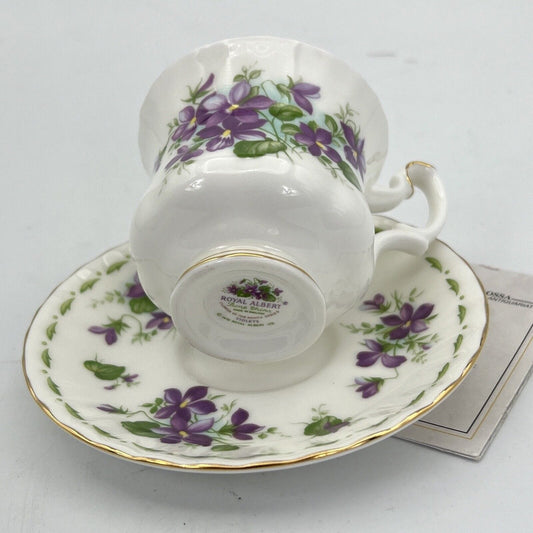 Set Tazza da caffè in porcellana Royal Albert mese tazzina inglese FEBBRAIO 1970 Categoria  Servizio tazze - Tazze