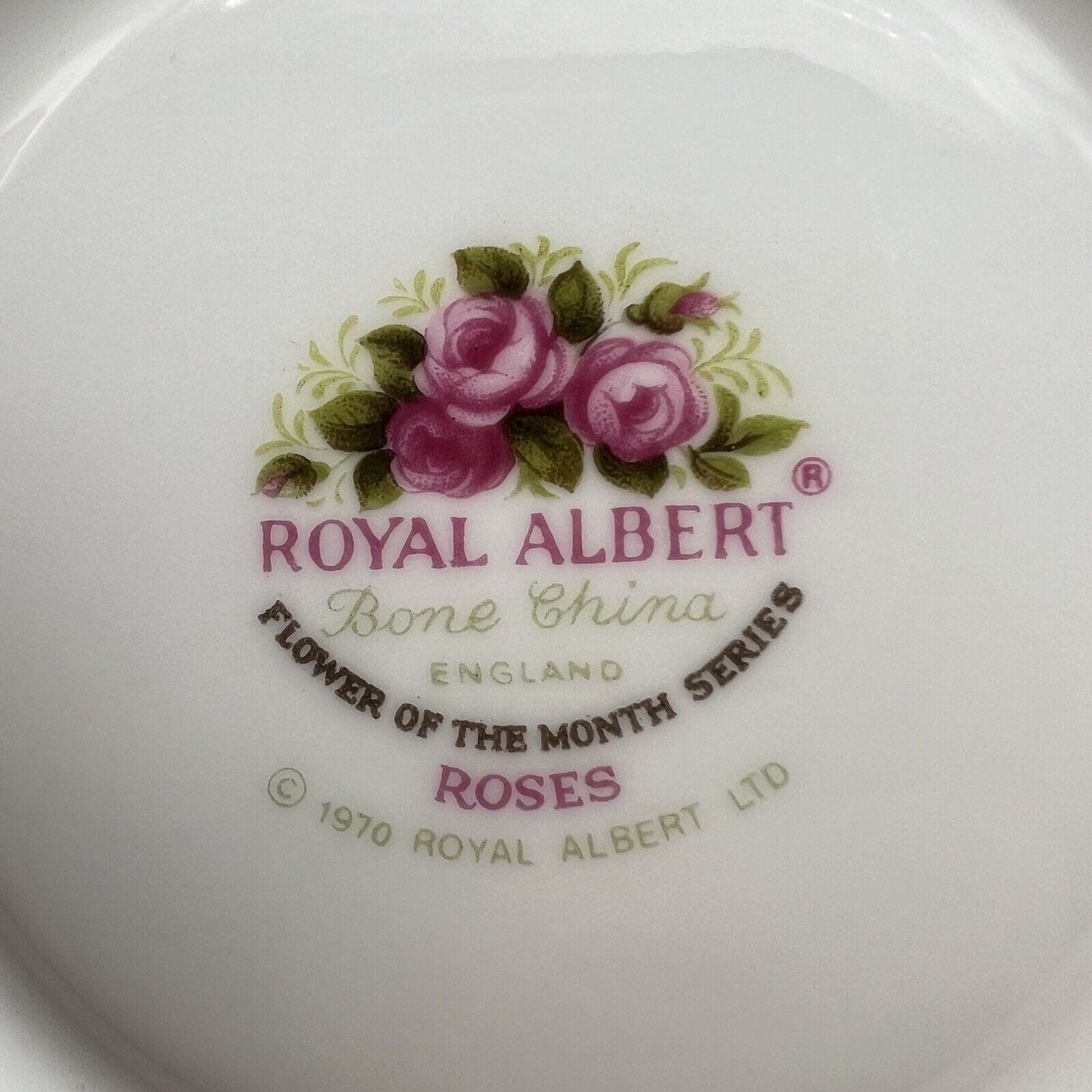 Set Tazza da caffè in porcellana Royal Albert mese tazzina inglese GIUGNO 1970 Categoria Servizio tazze - Tazze