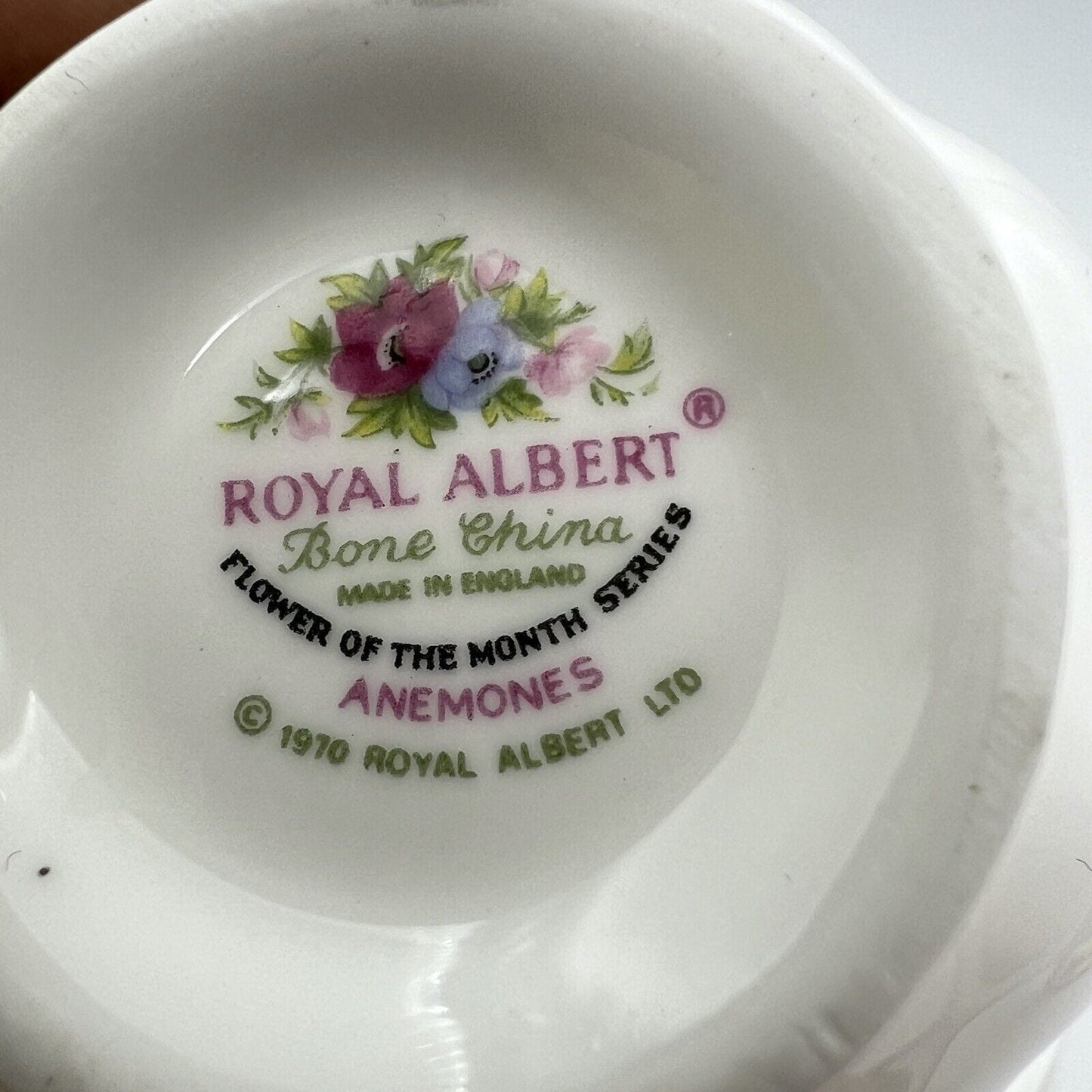Set Tazza da caffè in porcellana Royal Albert mese tazzina inglese Marzo 1970 Categoria Servizio tazze - Tazze