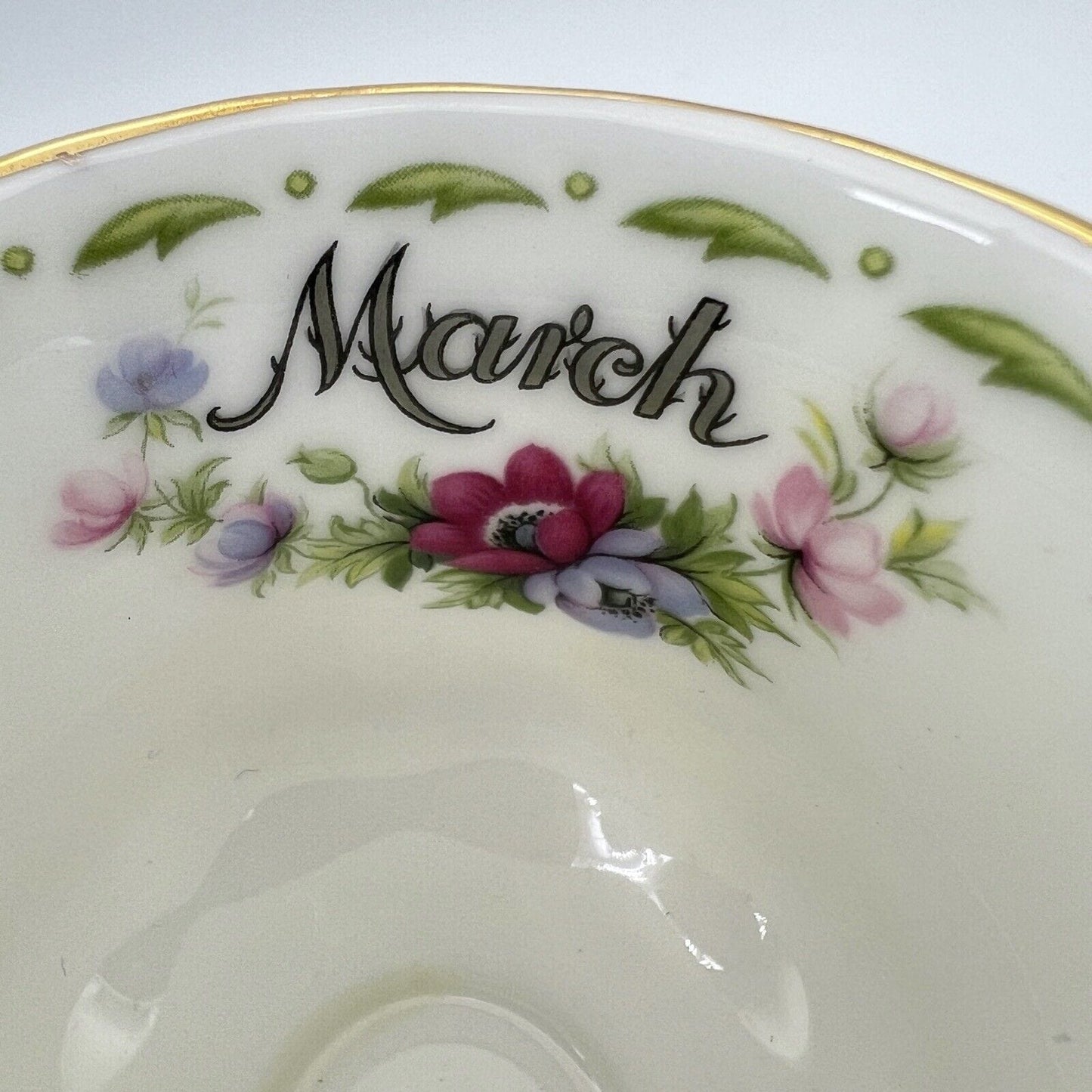 Set Tazza da caffè in porcellana Royal Albert mese tazzina inglese Marzo 1970 Categoria Servizio tazze - Tazze