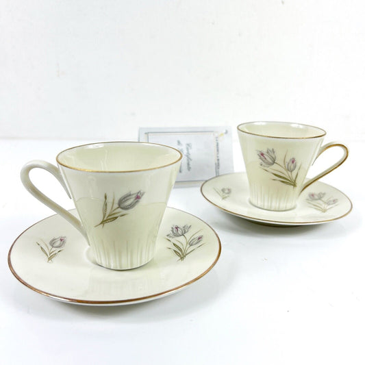 Set tazze da caffe per due antico Bavaria in porcellana anni 70 tazzine fiori Categoria  Servizio tazze - Tazze