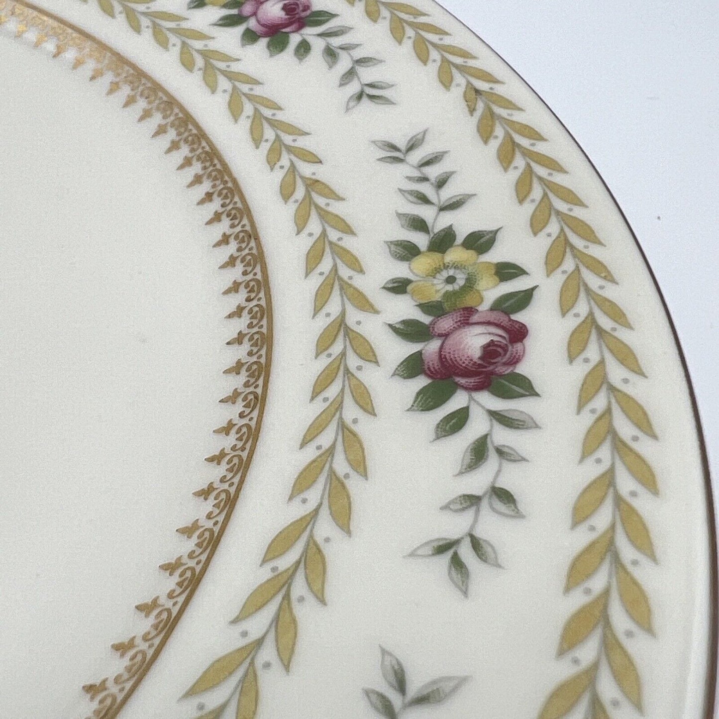 Set Tazze da tè the per 2 antica in porcellana tedesca Bavaria Thomas fiori oro Categoria  Servizio tazze - Tazze