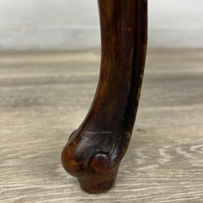 Sgabello antico panca panchetta poggiapiedi in legno pouf pouff imbottito 800 Categoria Arredamento