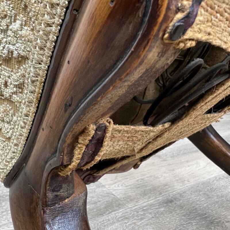 Sgabello antico panca panchetta poggiapiedi in legno pouf pouff imbottito 800 Categoria Arredamento