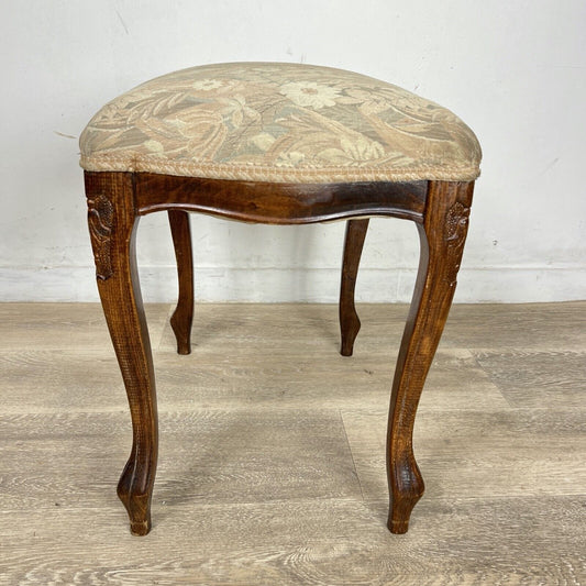 Sgabello antico panca panchetta poggiapiedi in legno pouf pouff imbottito 900 Categoria  Sgabelli - Pouf - Poggiapiedi