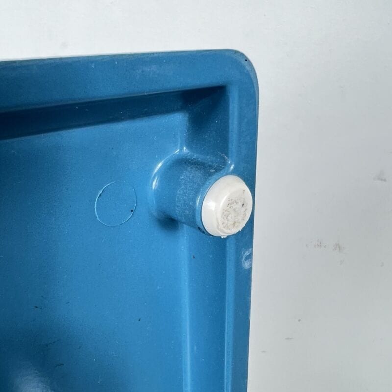 Sgabello Tavolino di Design Vintage anni 70 Modernariato Carrara & Matta Celeste Categoria  Sgabelli - Pouf - Poggiapiedi