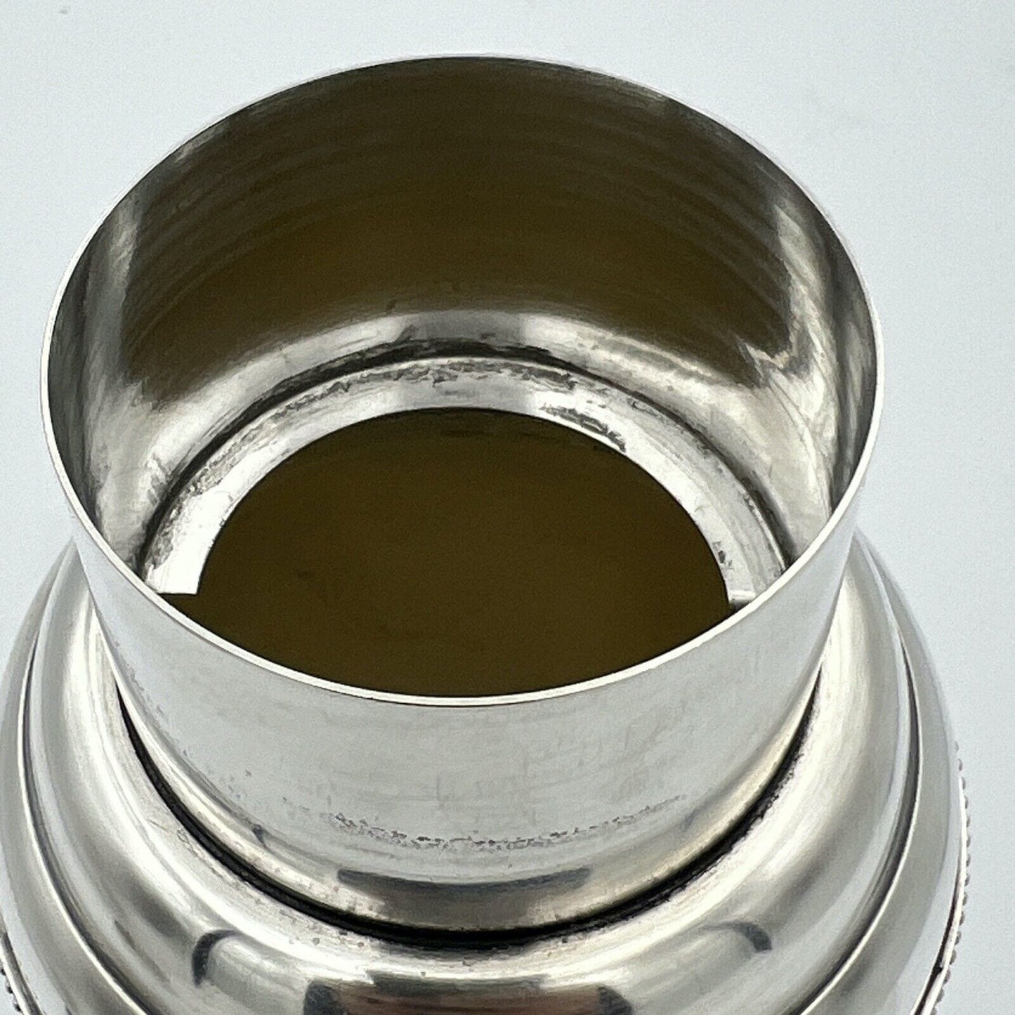 Shaker per cocktail da bar in Argento massiccio 800 anni 60 anno 1960 vintage Categoria  Sheffield & Argento