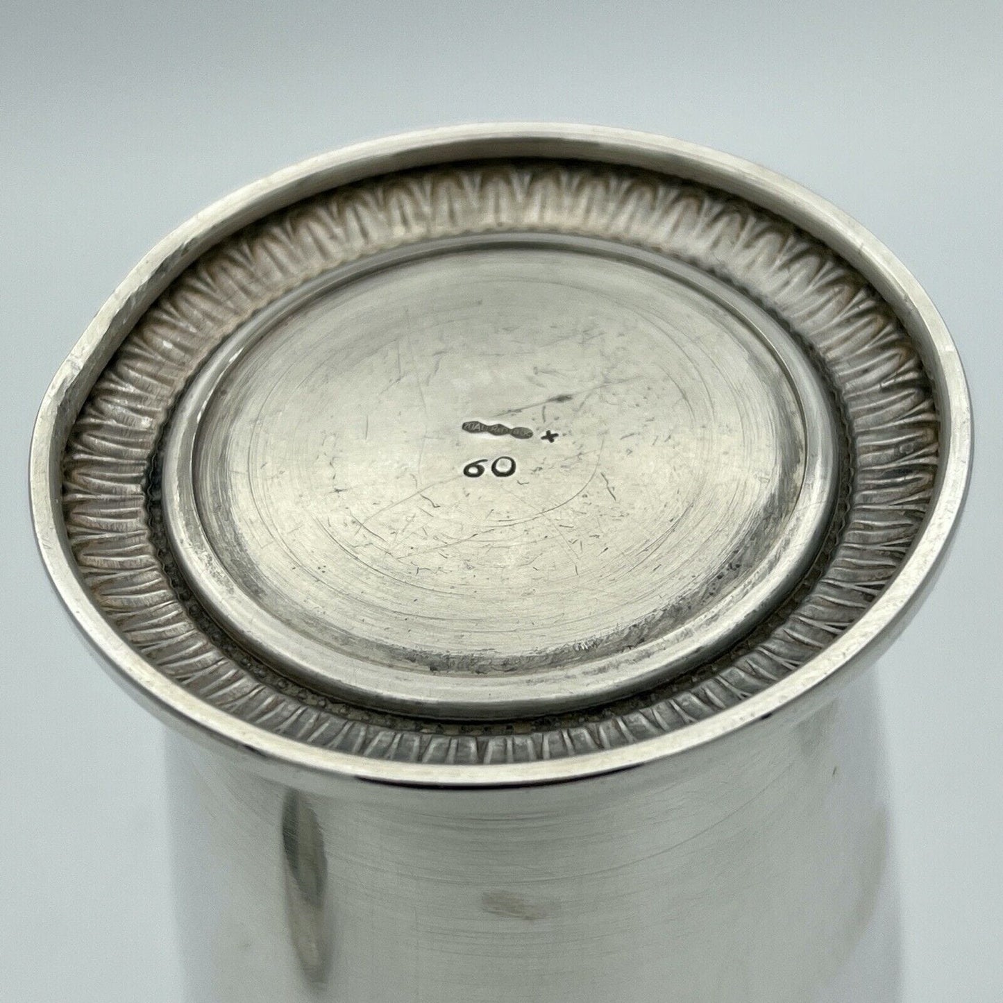 Shaker per cocktail da bar in Argento massiccio 800 anni 60 anno 1960 vintage Categoria  Sheffield & Argento