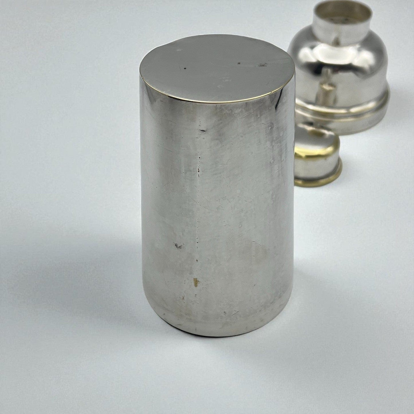 Shaker per cocktail da bar in Argento Placcato Silver Plated Anni '70 Vintage Categoria Sheffield & Argento