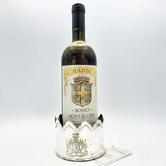 Sottobottiglia da tavola in argento silver plated vintage stile antico Leone Categoria  Sheffield & Argento