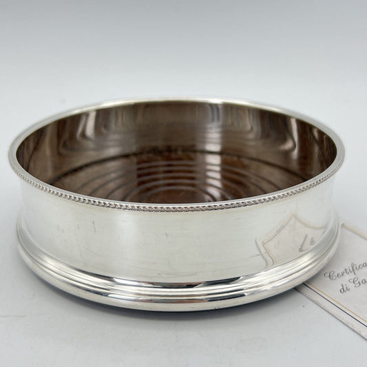 Sottobottiglia da tavola per vino in argento sheffield  vintage stile antico Categoria  Sheffield & Argento