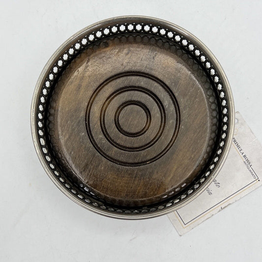 Sottobottiglia da tavola per vino in argento sheffield vintage stile antico 900 Categoria  Sheffield & Argento