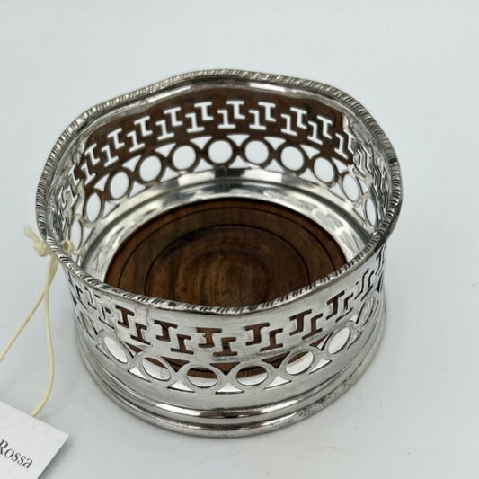 Sottobottiglia portabottiglie vino da tavola in argento sheffield stile antico Categoria  Sheffield & Argento