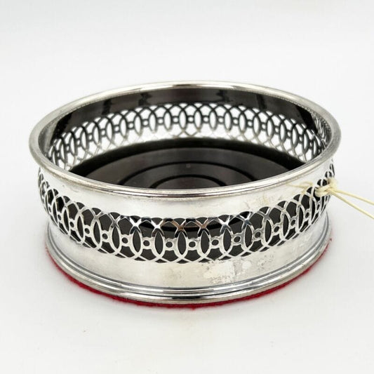 Sottobottiglia portabottiglie vino da tavola in argento sheffield stile antico X Categoria  Sheffield & Argento