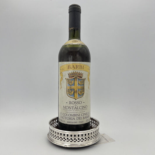 Sottobottiglia portabottiglie vino da tavola in argento sheffield stile antico X Categoria  Sheffield & Argento