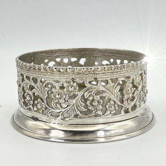 Sottobottiglia portabottiglie vino da tavola in argento sheffield stile antico Y Categoria  Sheffield & Argento