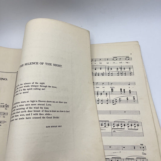 Spartito musicale Inglese In The Silence Of The Night  Edric Cundel  Pianoforte Categoria  Libri