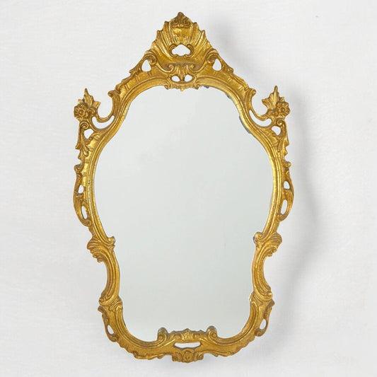 Specchio Antico Specchiera dorata con cornice in legno oro stile Barocco Rococo Categoria  Specchi e Cornici