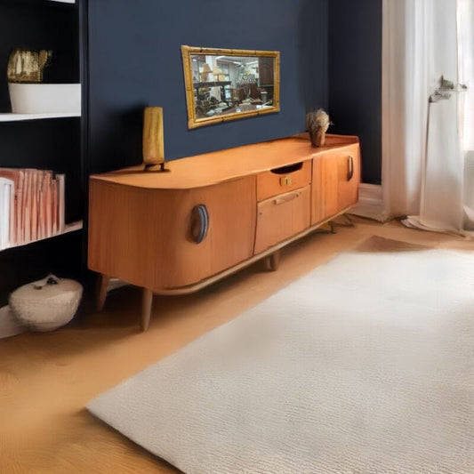 Specchio con cornice in legno di bambu e rattan vintage Modernariato anni 70 Categoria  Complementi d'arredo