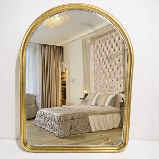 Specchio in stile classico antico foglia Oro cornice in legno specchiera Minimal Categoria  Specchi e Cornici