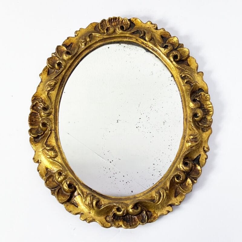 Specchio stile antico Barocco foglia Oro cornice in legno intagliato specchiera Categoria Specchi e Cornici