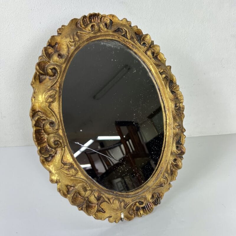 Specchio stile antico Barocco foglia Oro cornice in legno intagliato specchiera Categoria Specchi e Cornici