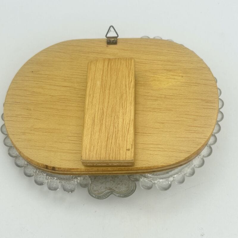 Specchio Veneziano in Vetro di Murano Vintage anni 70 80 Specchietto da tavolo Categoria  Vetri e Cristalli