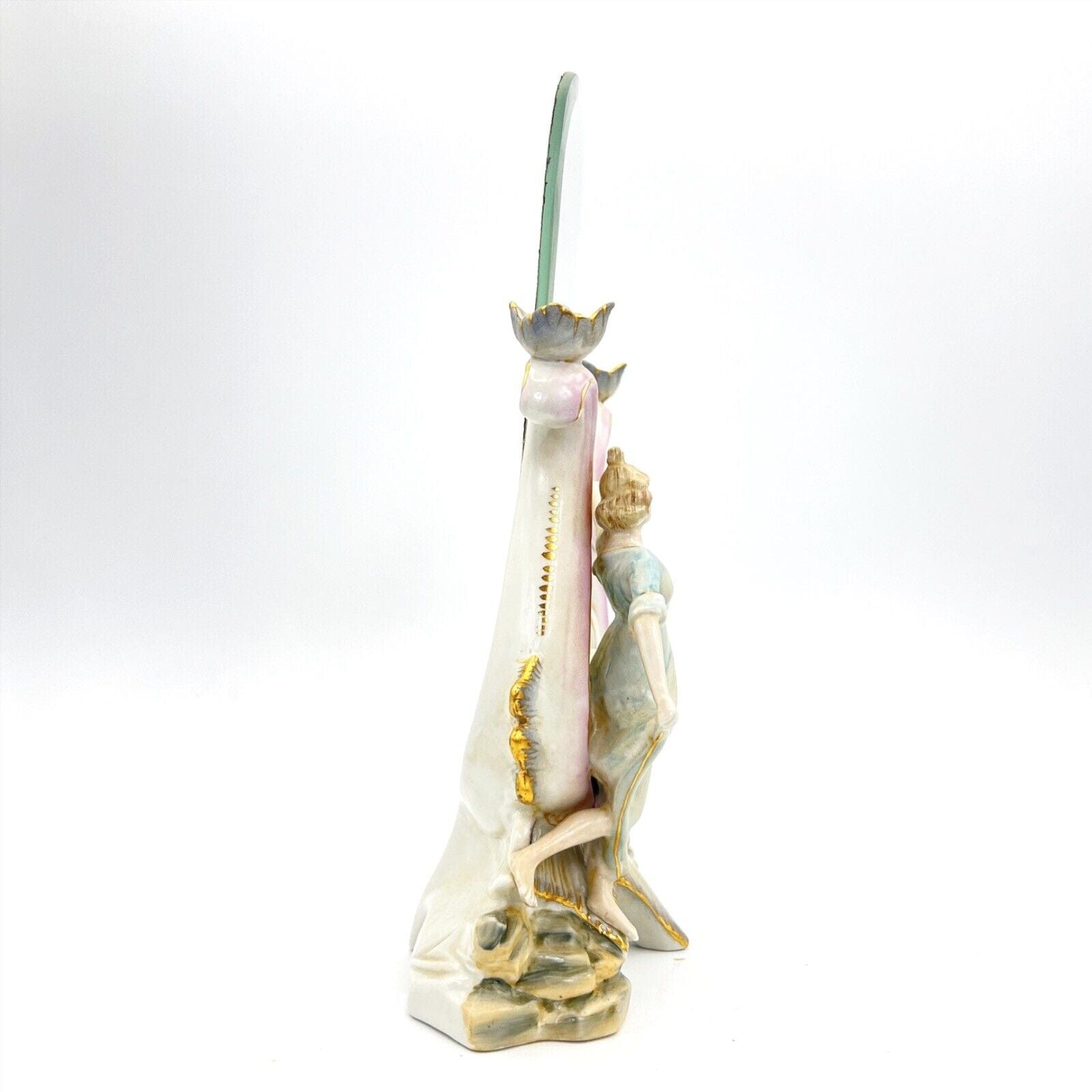 Specchio Vintage da toilette in porcellana Specchietto stile Meissen Rococo Categoria  Altro