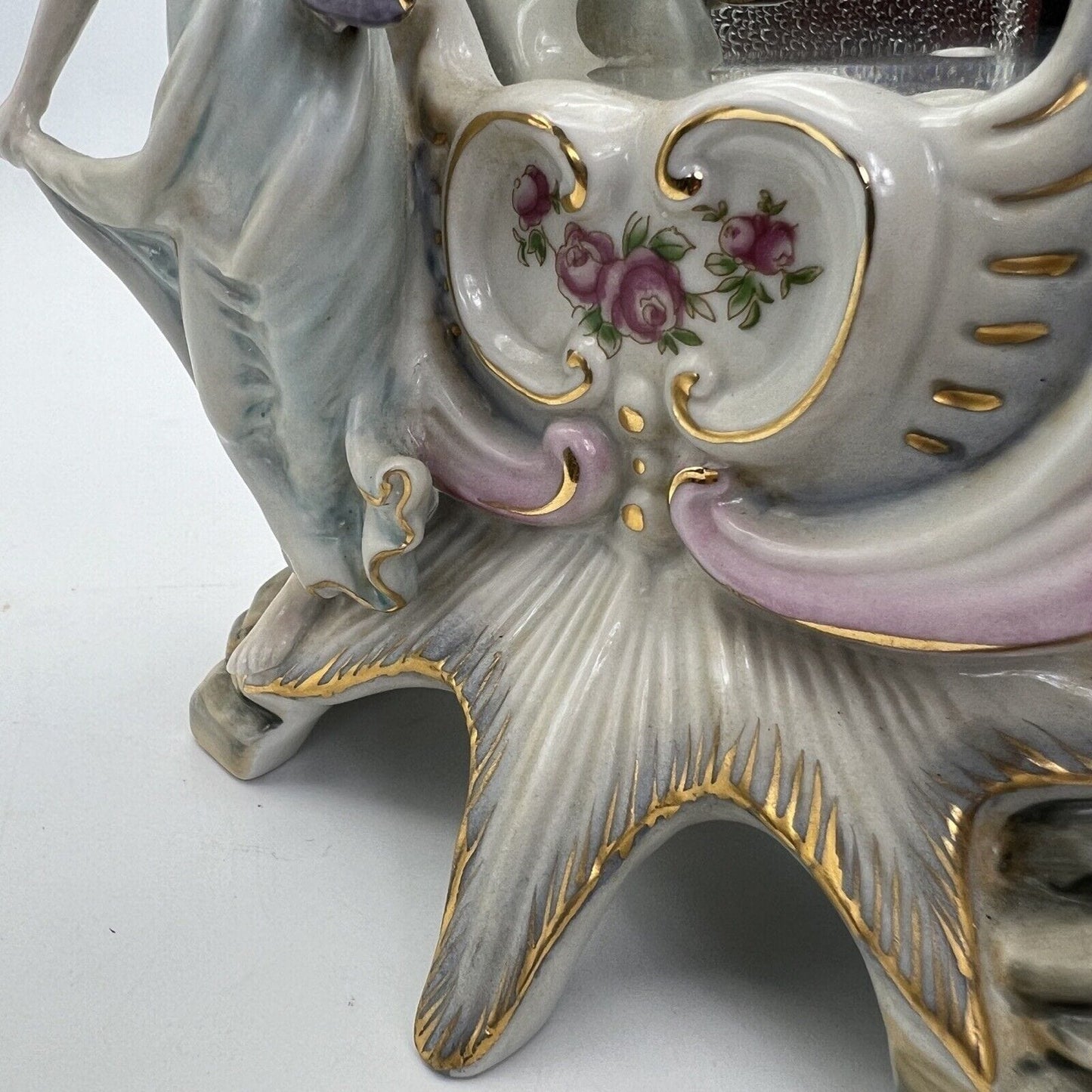 Specchio Vintage da toilette in porcellana Specchietto stile Meissen Rococo Categoria  Altro