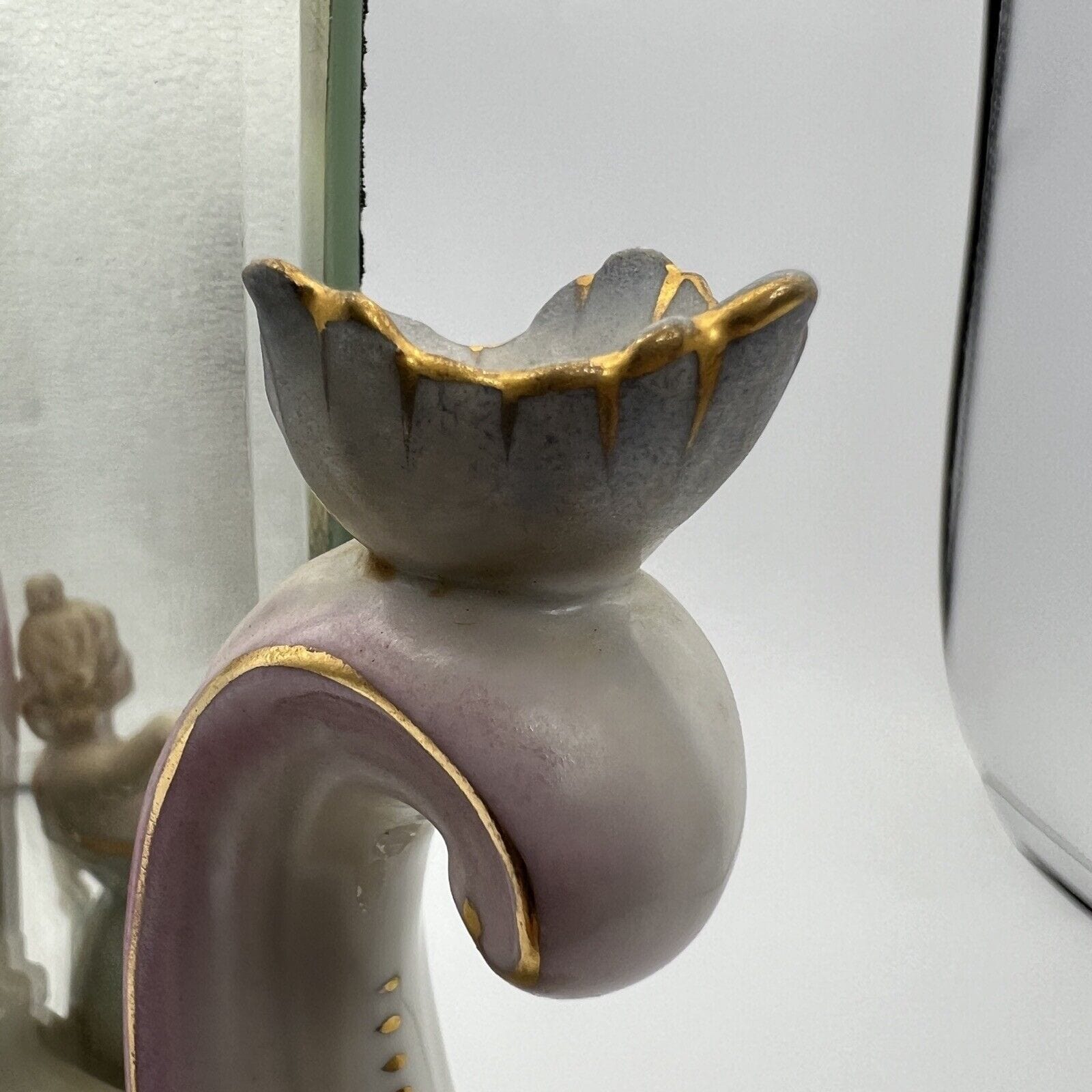 Specchio Vintage da toilette in porcellana Specchietto stile Meissen Rococo Categoria  Altro