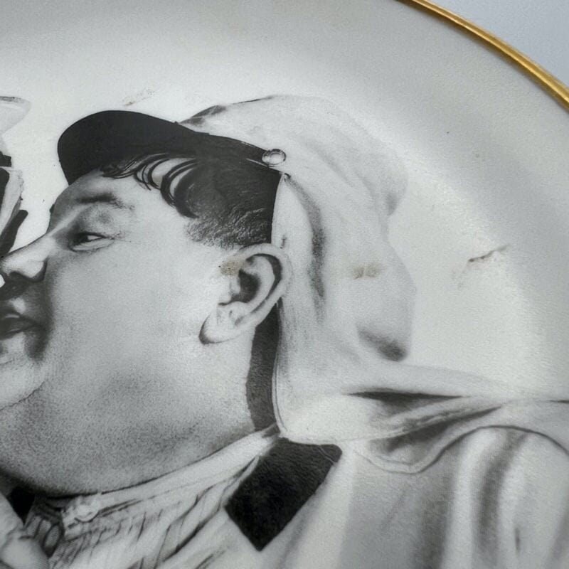 Stanlio e Ollio Piatto The Foreign Legion Vintage in porcellana di Laurel Hardy Categoria Ceramiche e Porcellane