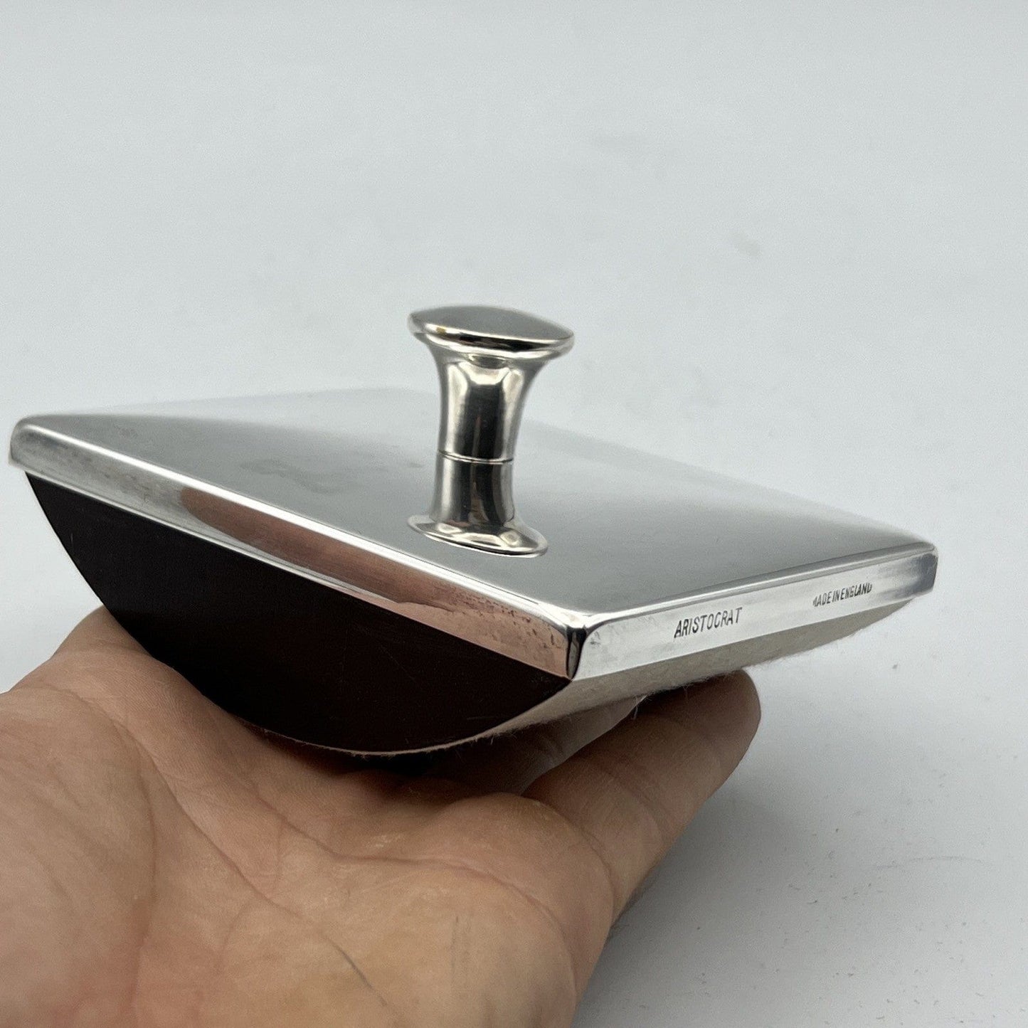 Tampone antico Blotter in Argento silver plated asciuga inchiostro da scrivania Categoria Sheffield & Argento