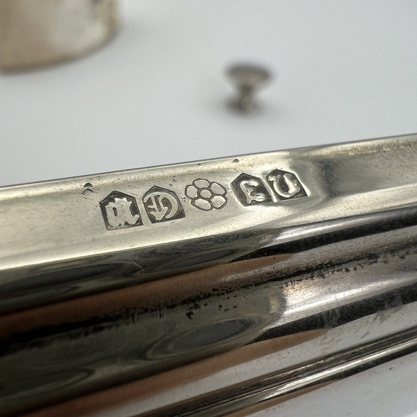 Tampone stile antico Blotter in silver plated asciuga inchiostro da scrivania Categoria Accessori scrivania e ufficio