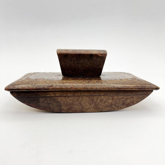 Tampone stile antico Blotter vintage in pelle asciuga inchiostro da scrivania Categoria  Accessori scrivania e ufficio