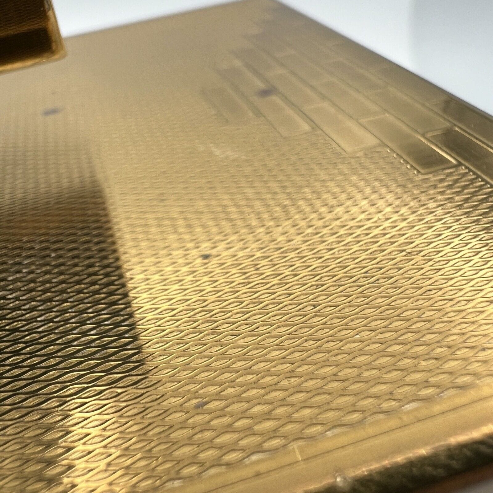 Tampone stile antico deco Blotter in ottone asciuga inchiostro da scrivania Categoria  Vari