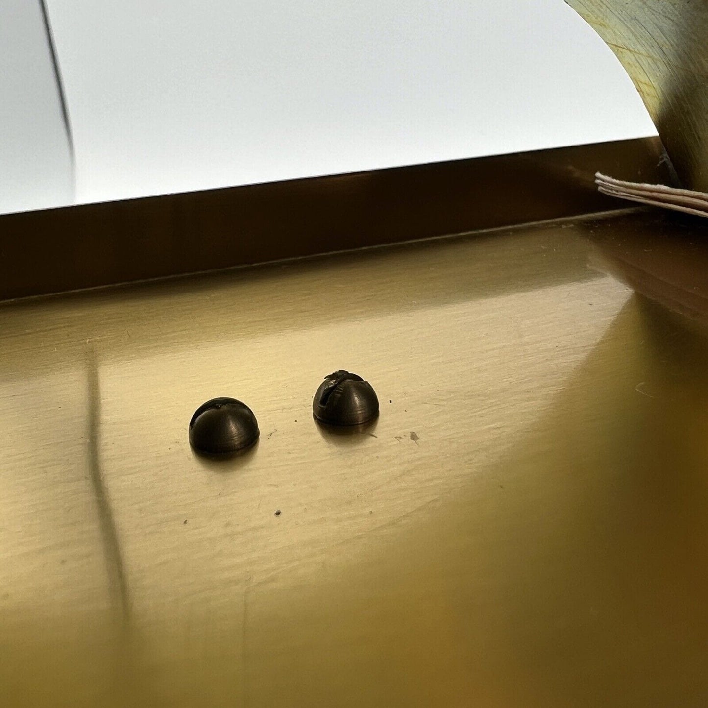 Tampone stile antico deco Blotter in ottone asciuga inchiostro da scrivania Categoria  Vari