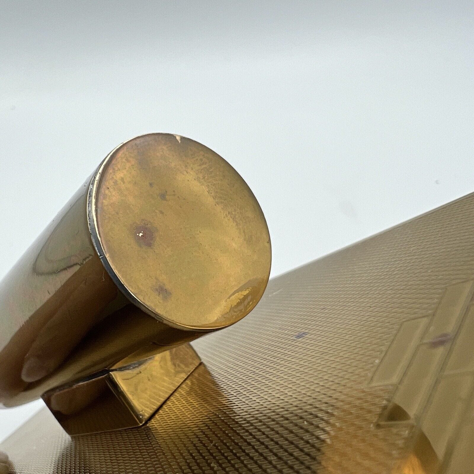 Tampone stile antico deco Blotter in ottone asciuga inchiostro da scrivania Categoria  Vari