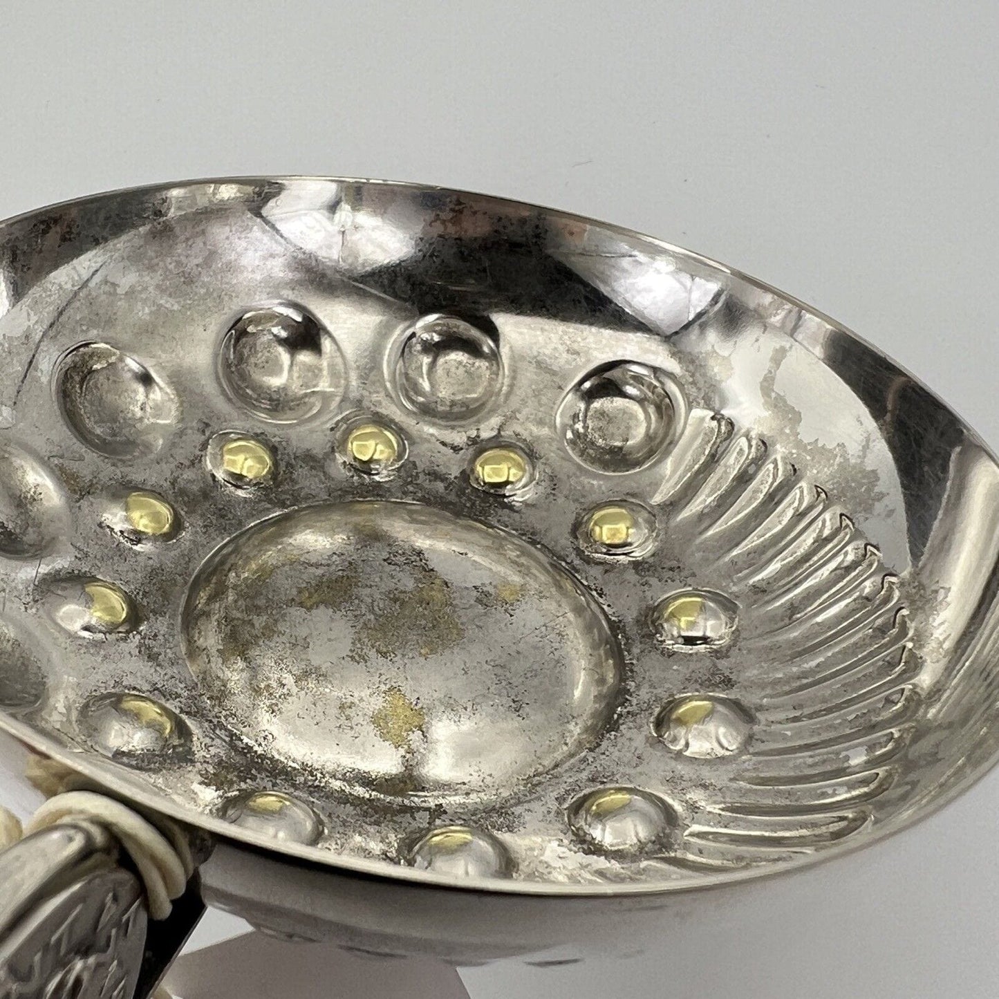 Tastevin in metallo Argentato francese Lione Vintage Silver Plated Enoteca Categoria Sheffield & Argento