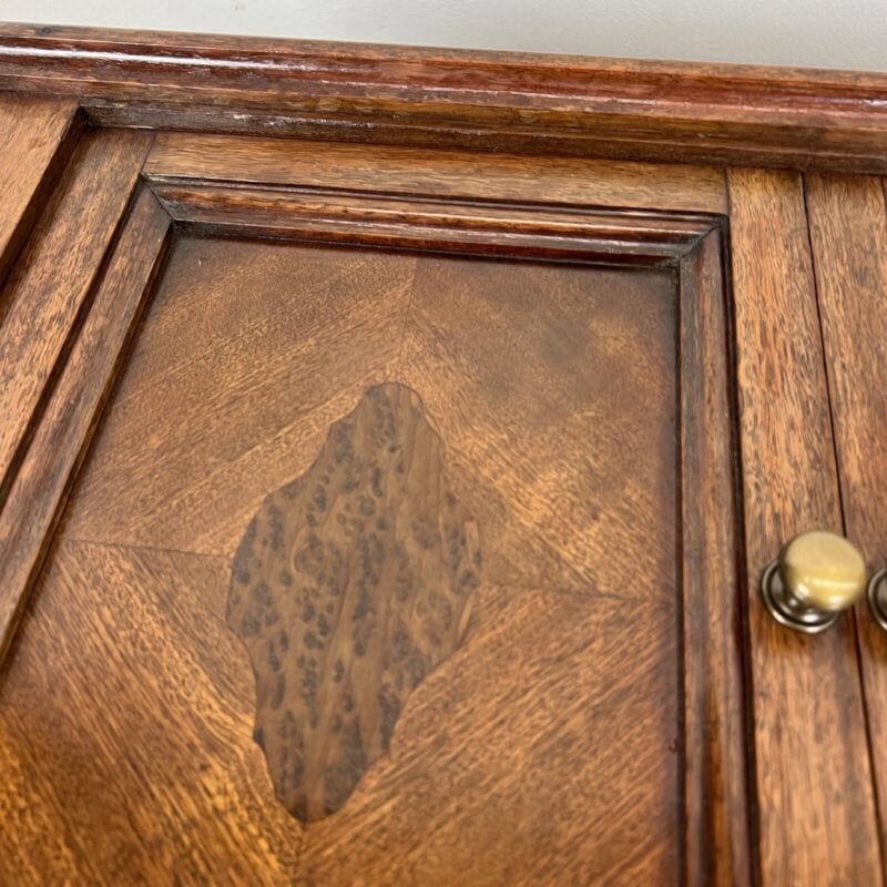 Tavolino Antico Comodino Mobiletto due 2 ante in legno epoca 900 Mobile porta tv Categoria  Arredamento