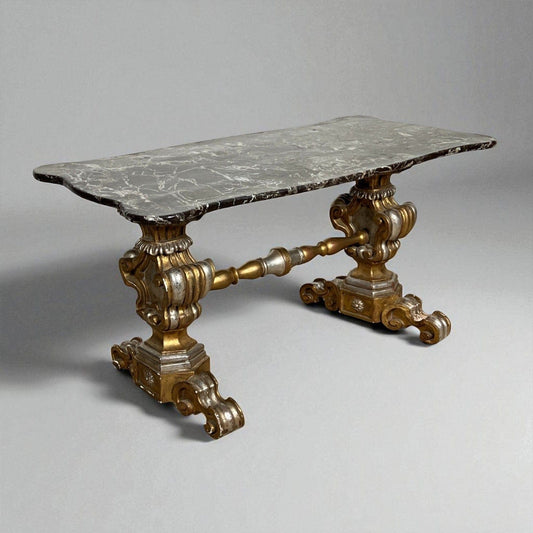Tavolino antico rettangolare in legno oro e Marmo tavolo basso da per salotto Categoria  Tavoli - tavolinetti