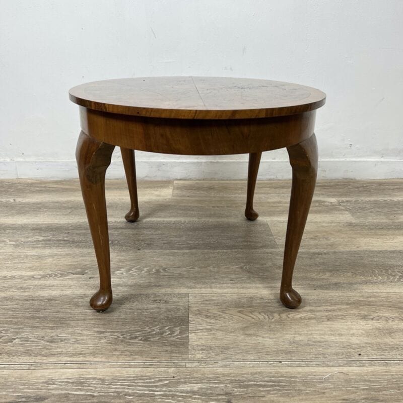 Tavolino Ovale antico tavolo stile deco vintage da salotto basso in radica noce Categoria  Arredamento