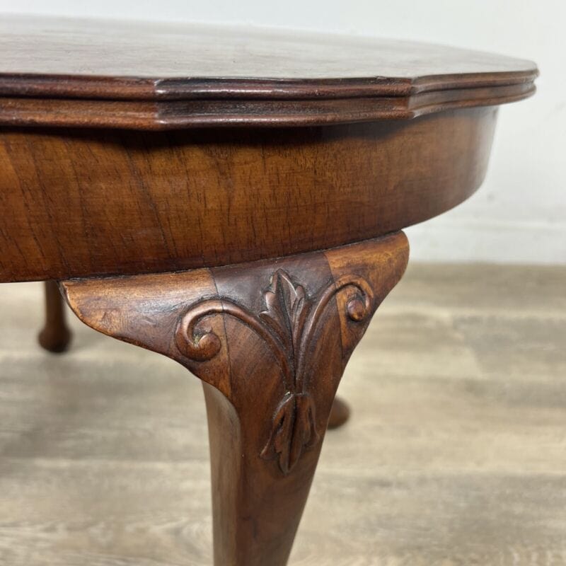 Tavolino rotondo antico tavolo deco vintage da salotto basso stile chippendale Categoria  Tavoli - tavolinetti