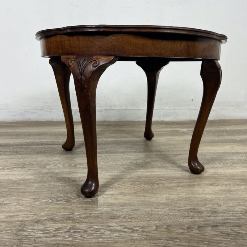 Tavolino rotondo antico tavolo deco vintage da salotto basso stile chippendale Categoria  Tavoli - tavolinetti