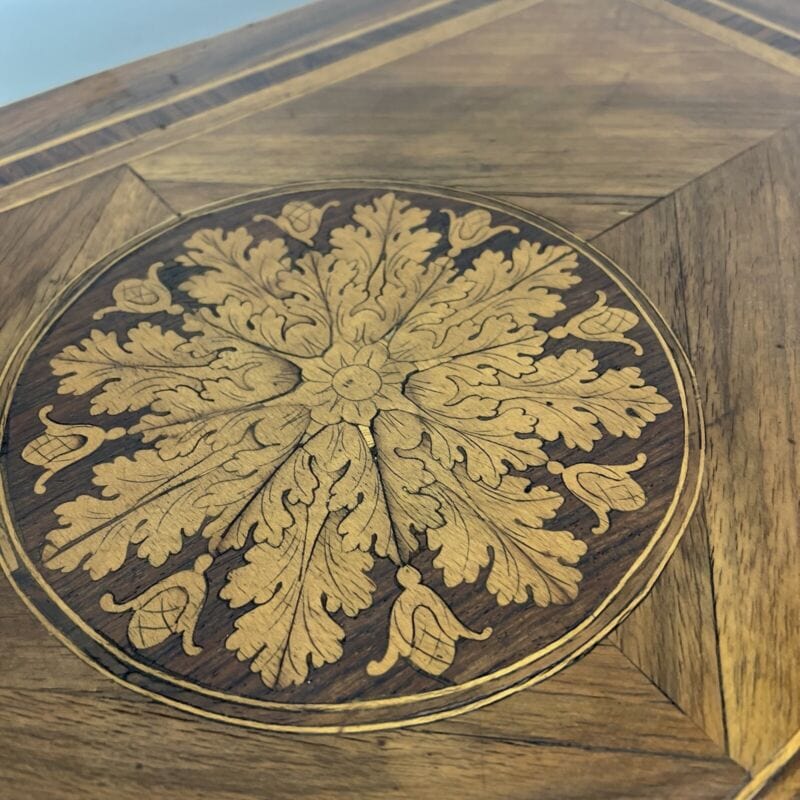 Tavolino tavolinetto da salotto antico in stile LUIGI XVI 900 legno intarsiato Categoria  Arredamento